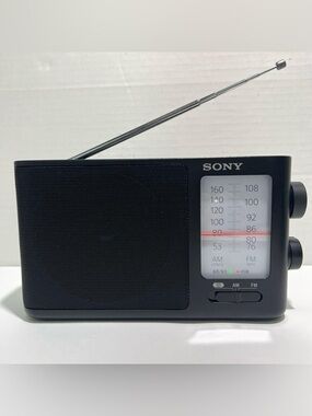Sony ICF-506 Analog Tuning Portable FM/AM Radio Black-Tested